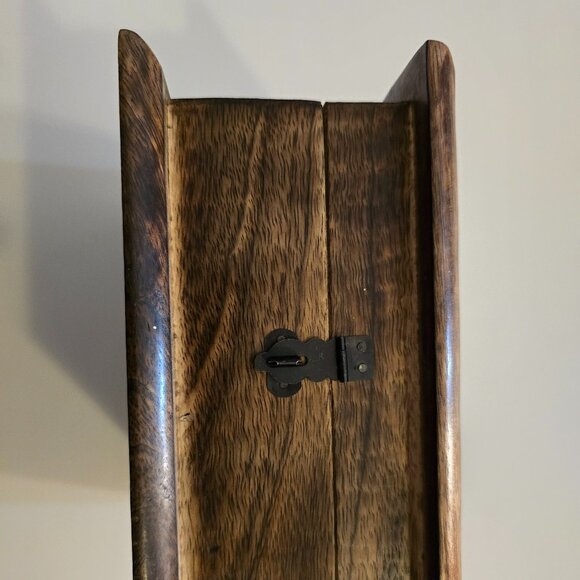 Carved Wood Elephant Box 7 x 7 - New - Picture 12 of 14